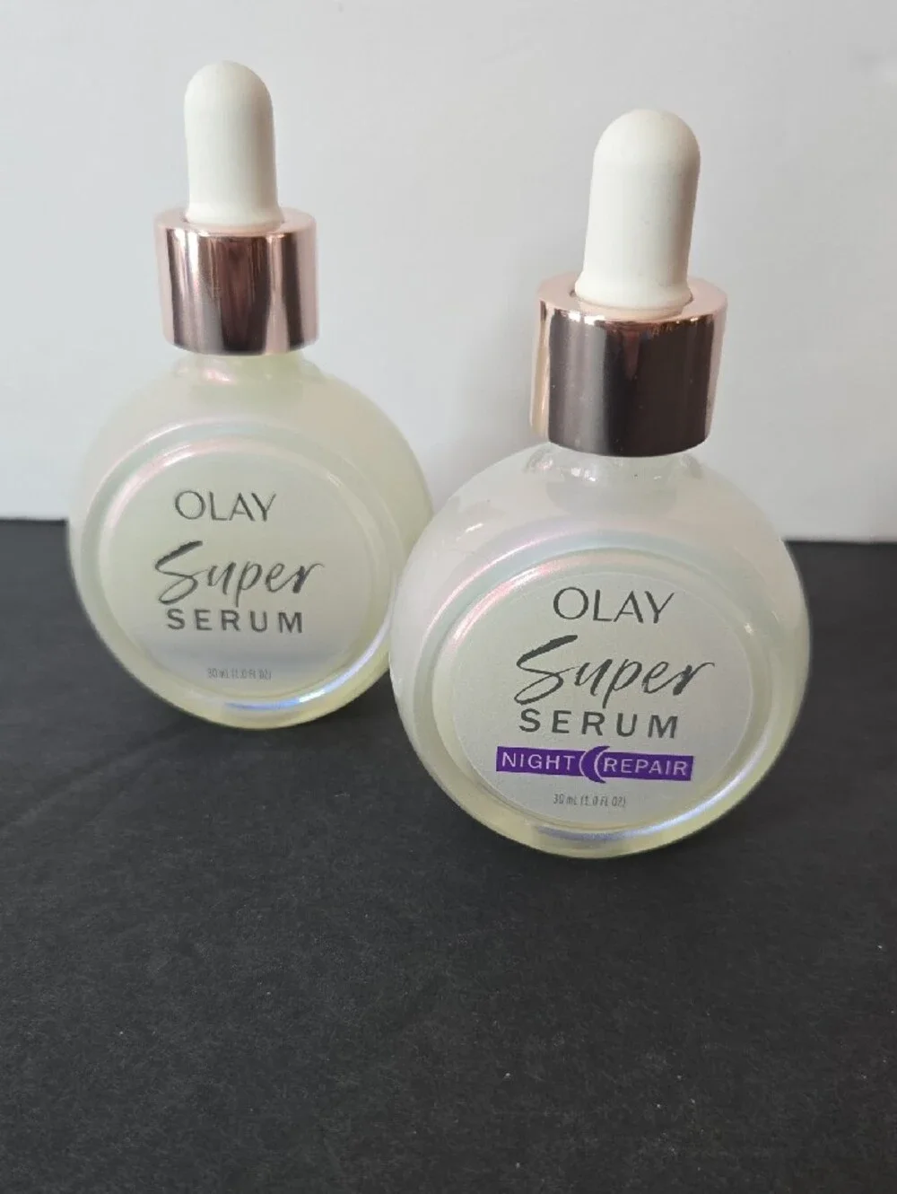 OLAY Super Serum Daily and Night Repair Formulas with Dropper Applicator NEW